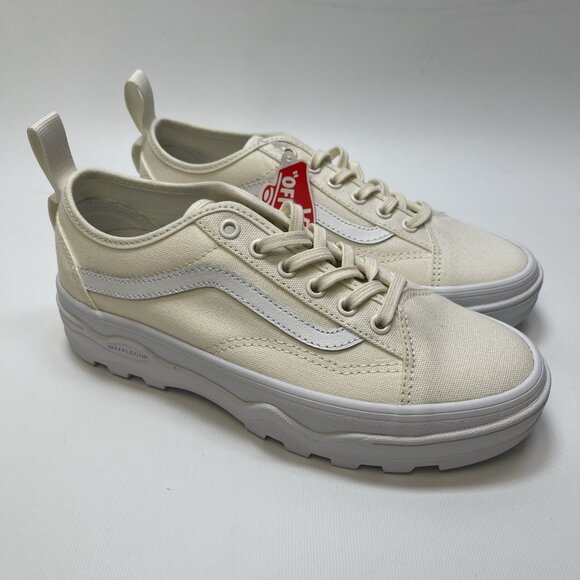 Vans Old Skool Sentry Hi WC Skate Shoes Marshmallow Off-White Women Sz 8 US New - Picture 1 of 11